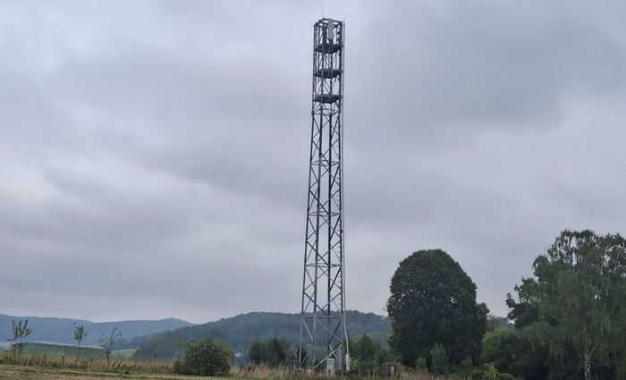 Funkmast in Klein Lengden